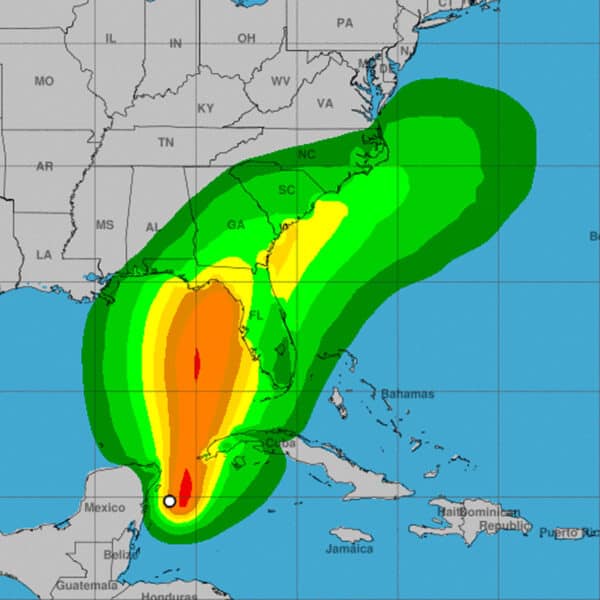NHC Advierte Cercania de Tormenta Tropical Idalia